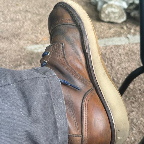 Nicks Traveler in Horween Orange Predator