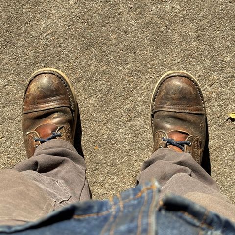 Nicks Traveler in Horween Orange Predator