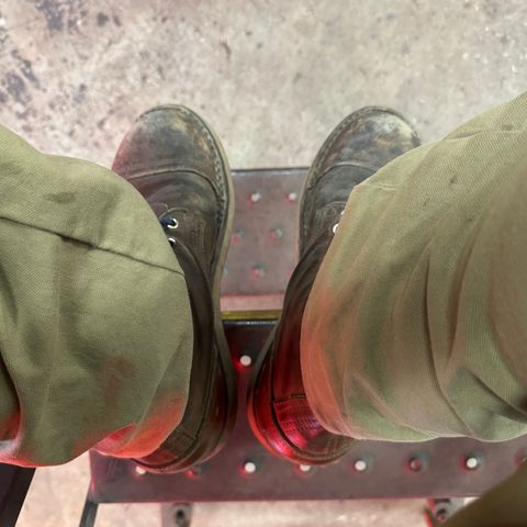 Nicks Traveler in Horween Orange Predator