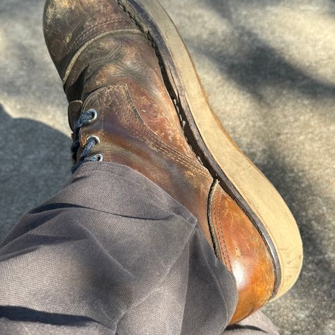 Nicks Traveler in Horween Orange Predator