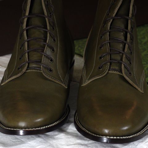Jakkrabbits Officer Boots in Maryam Salvia Horsebutt