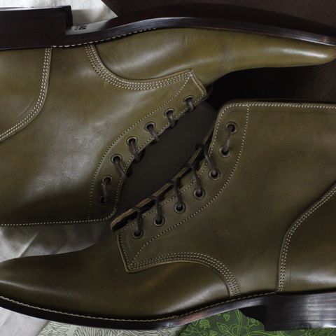 Jakkrabbits Officer Boots in Maryam Salvia Horsebutt