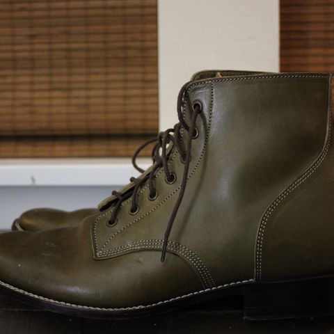Jakkrabbits Officer Boots in Maryam Salvia Horsebutt