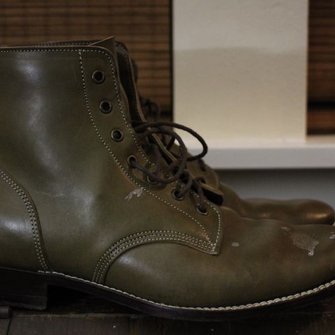 Jakkrabbits Officer Boots in Maryam Salvia Horsebutt