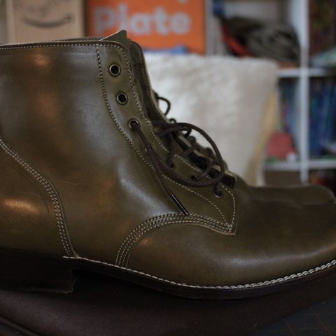 Jakkrabbits Officer Boots in Maryam Salvia Horsebutt