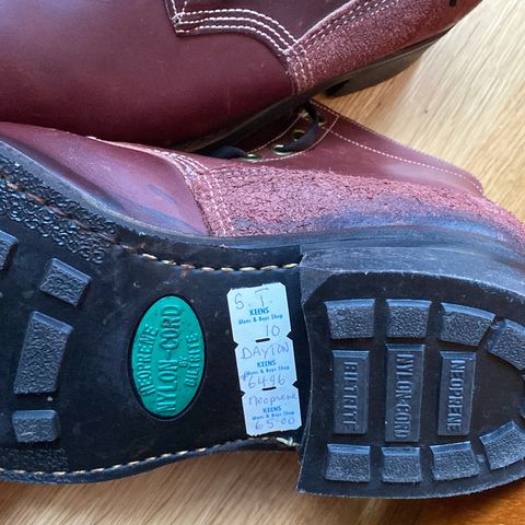 Dayton Boots 9496 Steel Toe in Unknown Leather