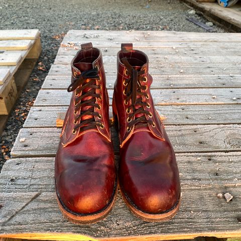 Dayton Boots 9496 Steel Toe in Unknown Leather