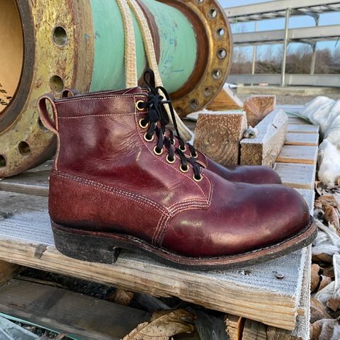 Dayton Boots 9496 Steel Toe in Unknown Leather