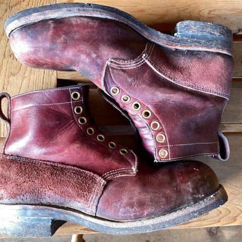 Dayton Boots 9496 Steel Toe in Unknown Leather
