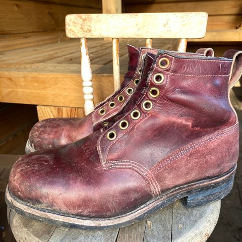 Dayton Boots 9496 Steel Toe in Unknown Leather