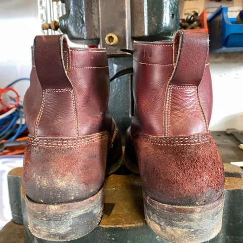 View photo of Dayton Boots 9496 Steel Toe in Unknown Leather