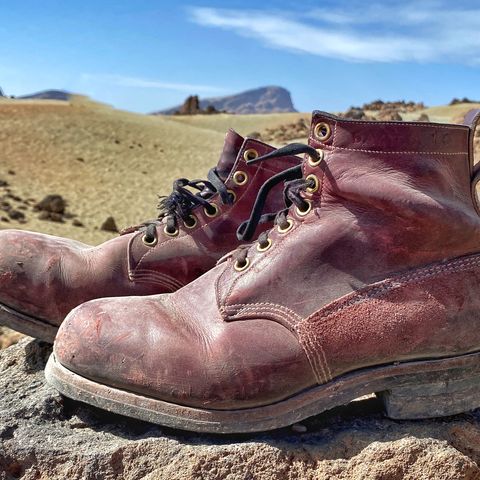 View photo of Dayton Boots 9496 Steel Toe in Unknown Leather