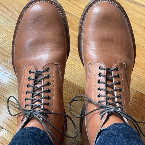 View photo of Viberg N1 Boot in Cuoio Vachetta Lucida