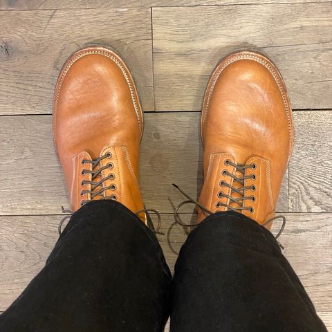 View photo of Viberg N1 Boot in Cuoio Vachetta Lucida