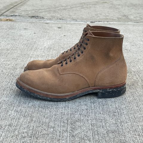 View photo of Viberg N1 Boot in Horween Marine Field Roughout