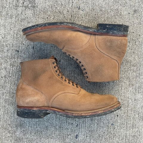 View photo of Viberg N1 Boot in Horween Marine Field Roughout