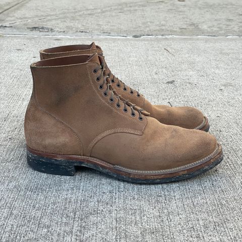 View photo of Viberg N1 Boot in Horween Marine Field Roughout