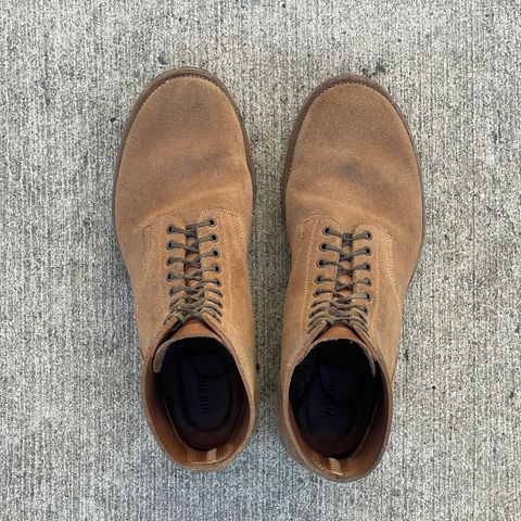 View photo of Viberg N1 Boot in Horween Marine Field Roughout