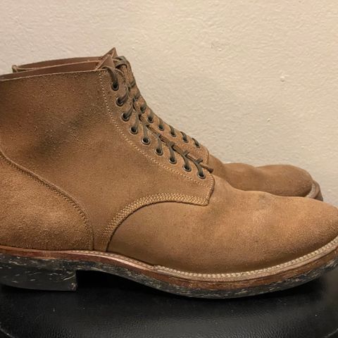 View photo of Viberg N1 Boot in Horween Marine Field Roughout