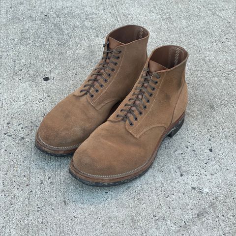 View photo of Viberg N1 Boot in Horween Marine Field Roughout