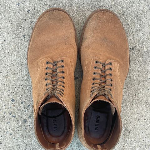 View photo of Viberg N1 Boot in Horween Marine Field Roughout