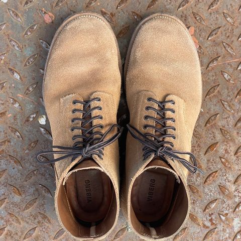 View photo of Viberg N1 Boot in Horween Marine Field Roughout