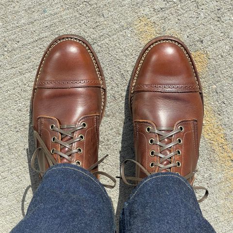 View photo of Viberg Service Boot BCT in Horween Brown Chromexcel