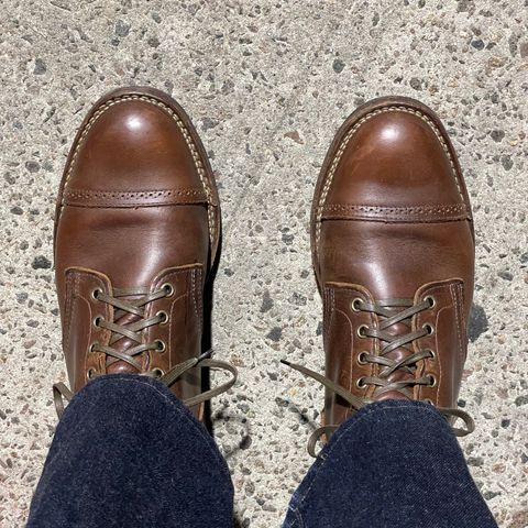 View photo of Viberg Service Boot BCT in Horween Brown Chromexcel