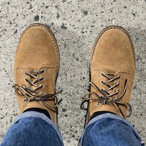 View photo of Viberg 145 Oxford in Wheat Roughout