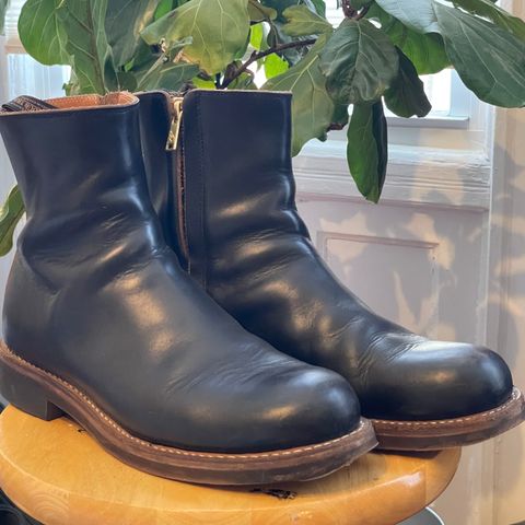 Rolling Dub Trio Casper Boot in Horween Black Chromexcel