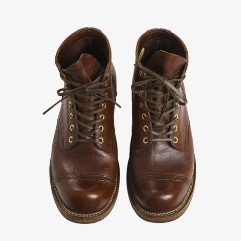 View photo of Viberg Service Boot BCT in Horween Natural Bison