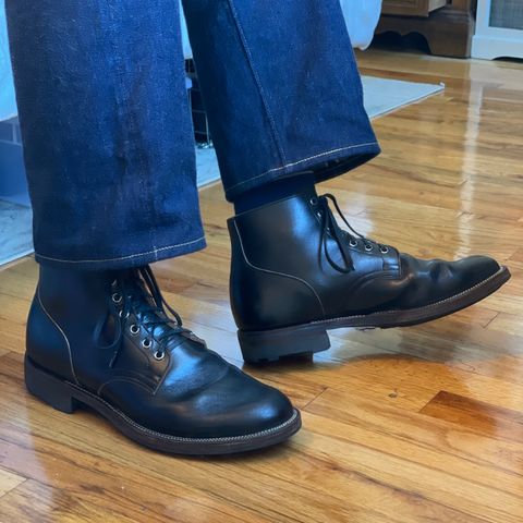 Search result thumbnail of Viberg Service Boot in Shinki Black Oiled Horsebutt