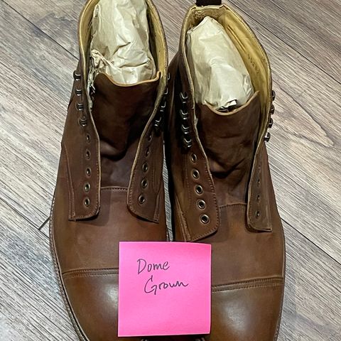 Meermin Jumper Boot in Tobacco Waxy Shell Cordovan