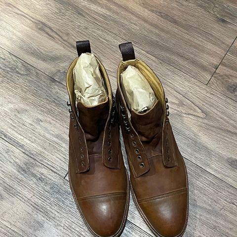 Meermin Jumper Boot in Tobacco Waxy Shell Cordovan