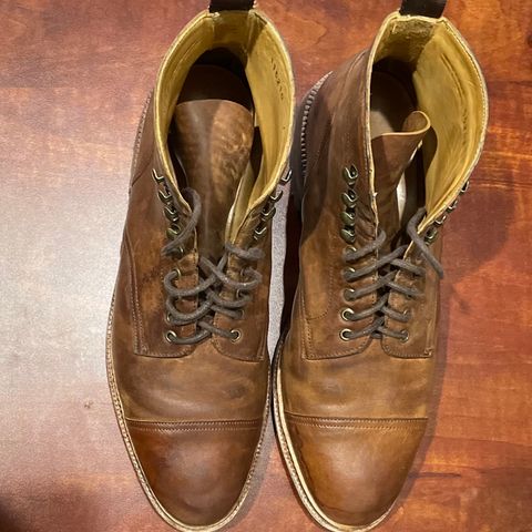 Meermin Jumper Boot in Tobacco Waxy Shell Cordovan