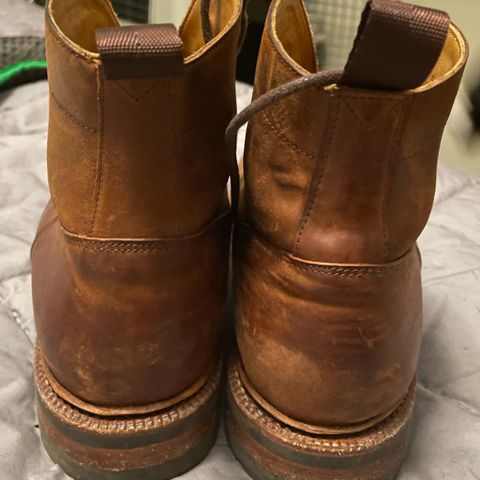 Meermin Jumper Boot in Tobacco Waxy Shell Cordovan
