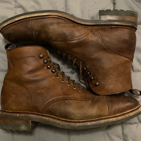 Meermin Jumper Boot in Tobacco Waxy Shell Cordovan