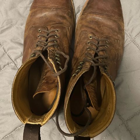 Meermin Jumper Boot in Tobacco Waxy Shell Cordovan