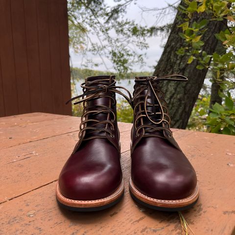 Oak Street Bootmakers Trench Boot in Horween Color 8 Chromexcel