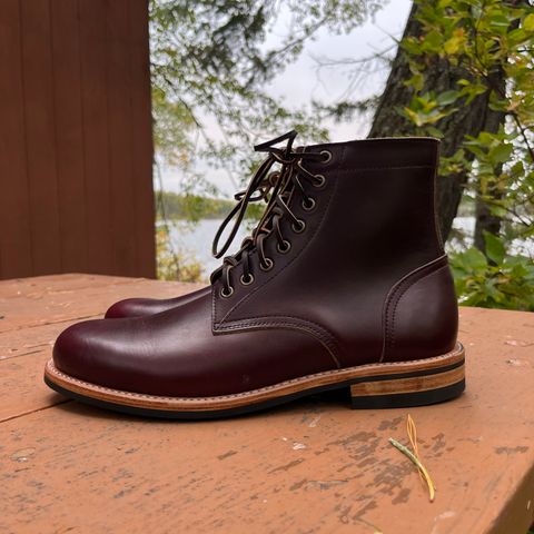 Oak Street Bootmakers Trench Boot in Horween Color 8 Chromexcel