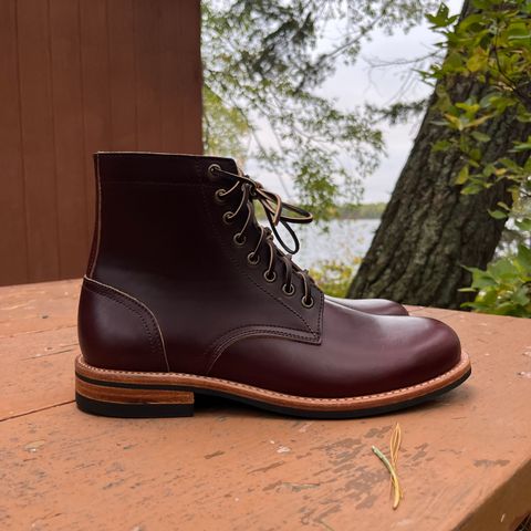 Oak Street Bootmakers Trench Boot in Horween Color 8 Chromexcel