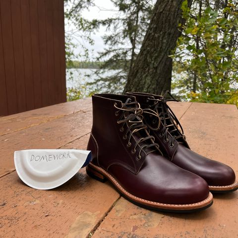 Oak Street Bootmakers Trench Boot in Horween Color 8 Chromexcel