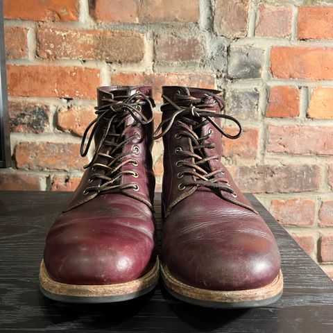 Oak Street Bootmakers Trench Boot in Horween Color 8 Chromexcel