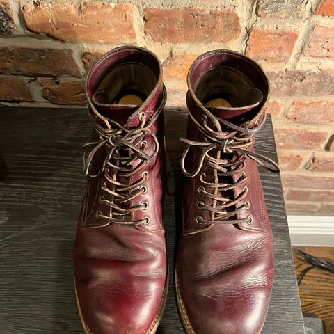 Oak Street Bootmakers Trench Boot in Horween Color 8 Chromexcel