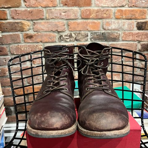 Oak Street Bootmakers Trench Boot in Horween Color 8 Chromexcel
