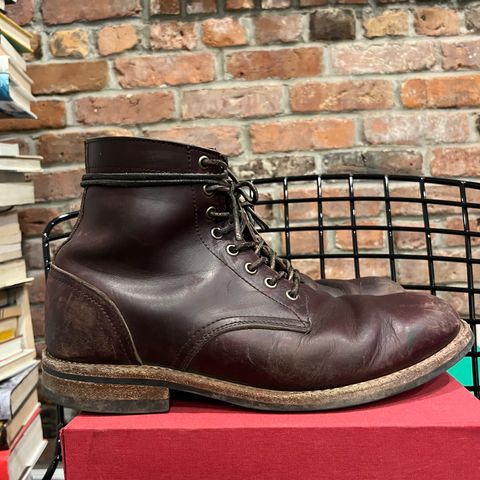 Oak Street Bootmakers Trench Boot in Horween Color 8 Chromexcel