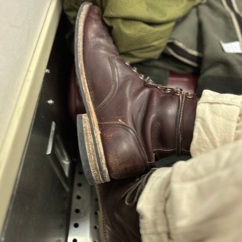 View photo of Oak Street Bootmakers Trench Boot in Horween Color 8 Chromexcel