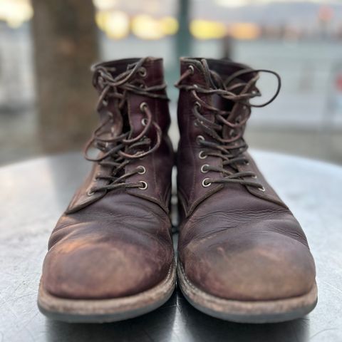 View photo of Oak Street Bootmakers Trench Boot in Horween Color 8 Chromexcel