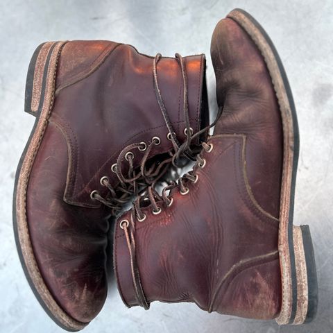 View photo of Oak Street Bootmakers Trench Boot in Horween Color 8 Chromexcel