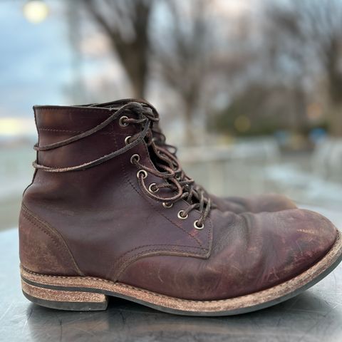 View photo of Oak Street Bootmakers Trench Boot in Horween Color 8 Chromexcel